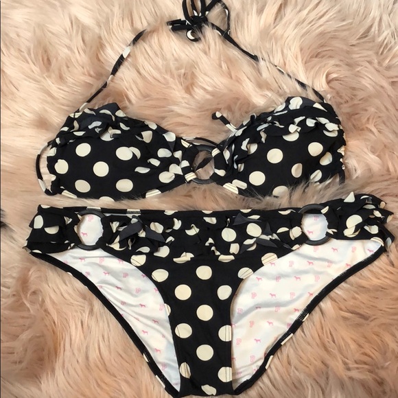 PINK Victoria's Secret Other - Pink by Victoria’s Secret Polkadot bikini